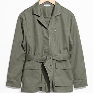 & Other Stories Khaki Utility Jacket